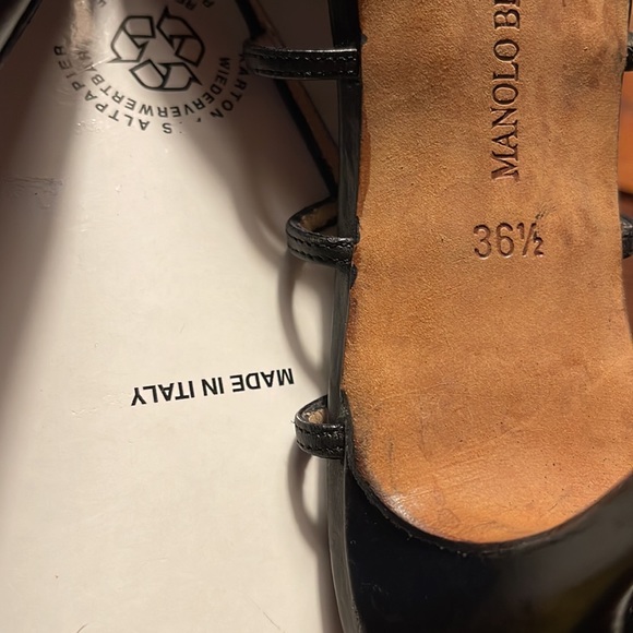 MANOLO BLAHNIK SLING BACKS - Picture 8 of 8